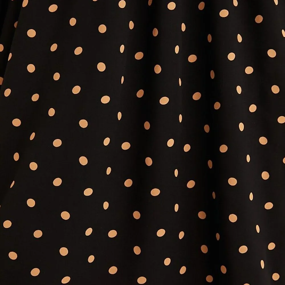 Madewell Lucie V-Neck Smocked Mini Dress in Oval Dot Size Small NWT - Picture 2 of 4